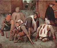 The Cripples (Die Kruppel) Pieter Brueghel