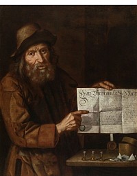 Old man with a document - Martin Dichtl